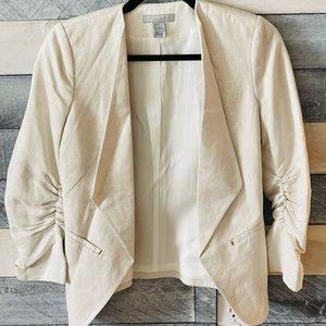 EUC H&M Beige Blazer - Size 2